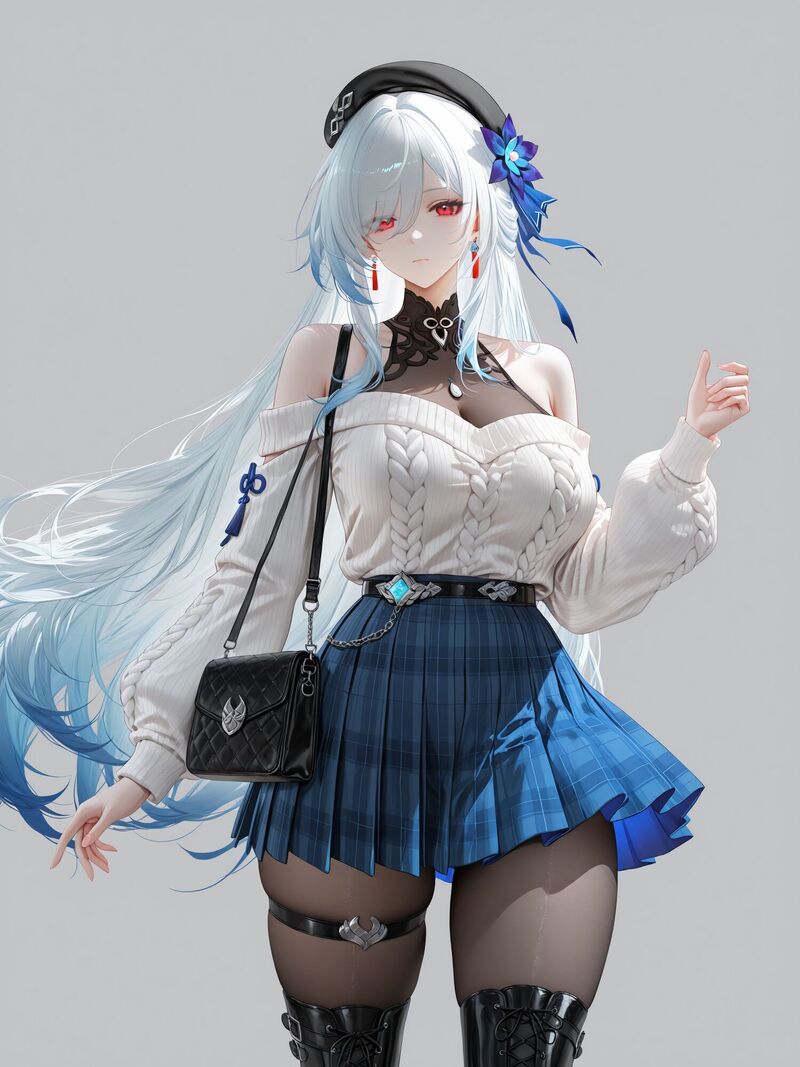镜流 崩坏星穹铁道 二次元时尚美女-皮皮兔动漫