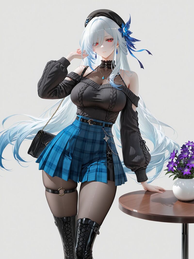 镜流 崩坏星穹铁道 二次元时尚美女