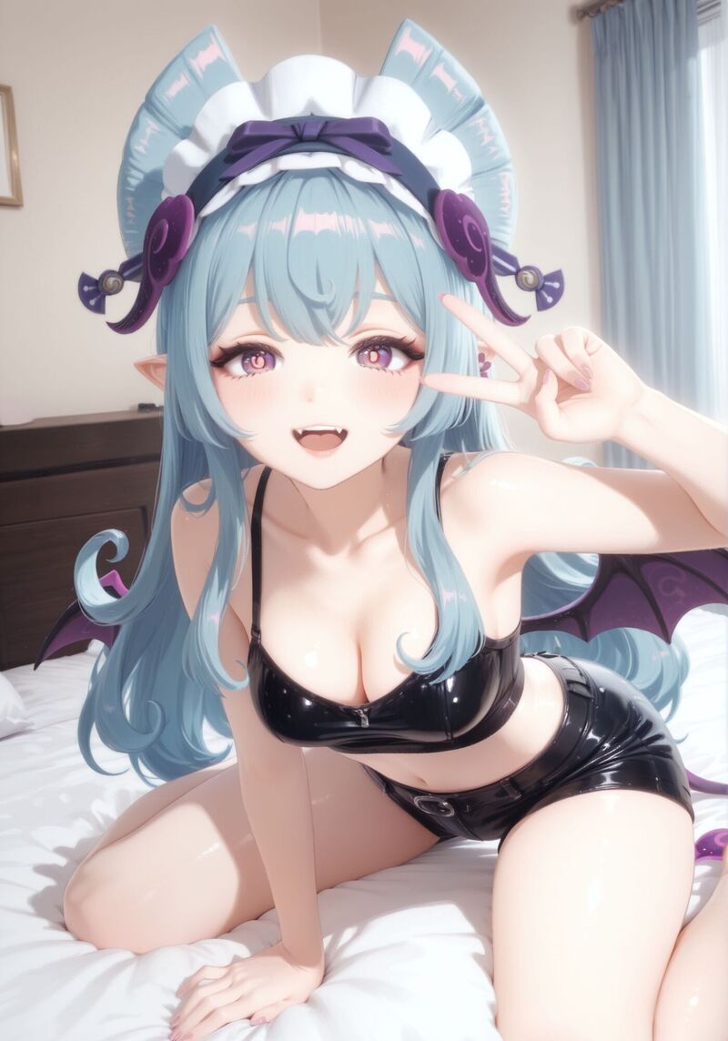 二次元 原神 梦见月瑞希 魅魔 手机高清壁纸
