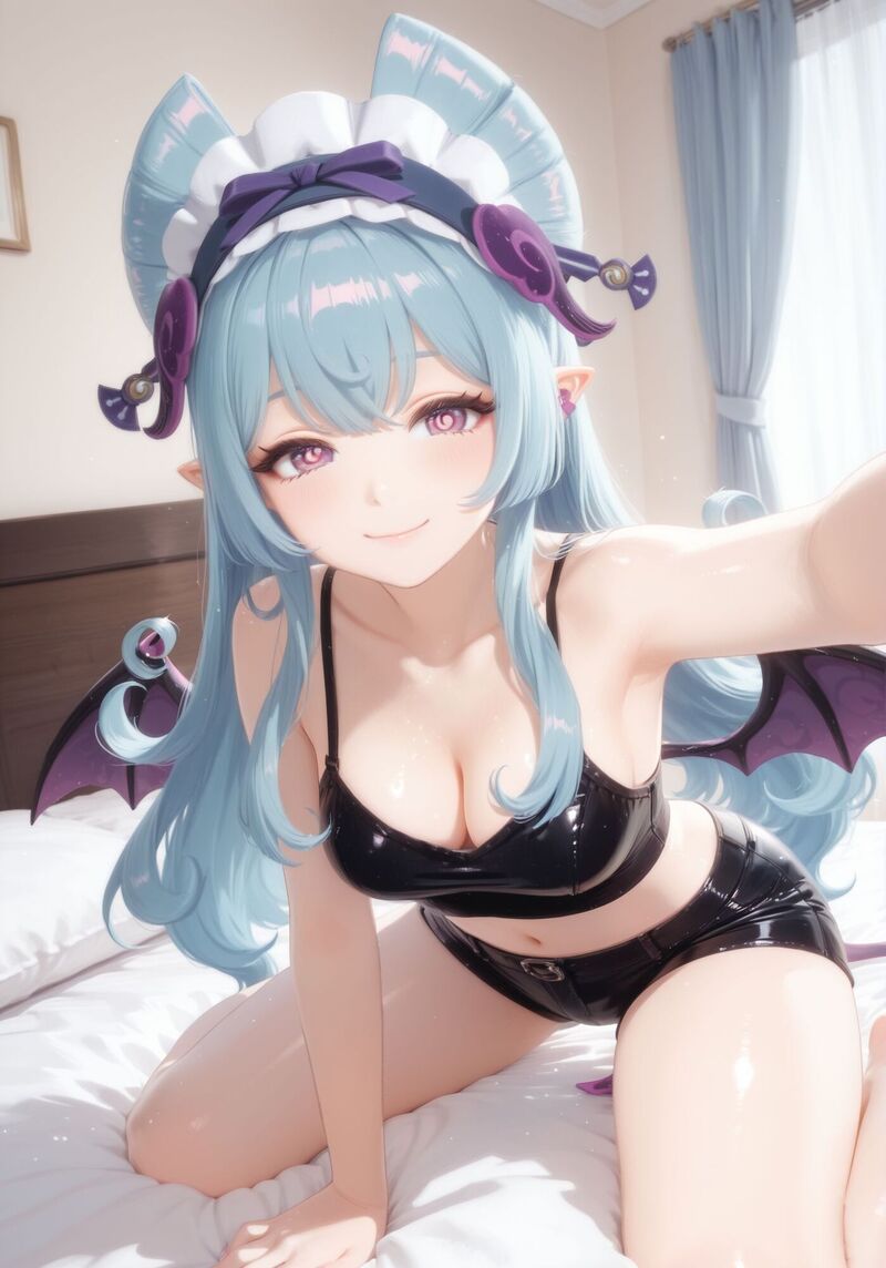 二次元 原神 梦见月瑞希 魅魔 手机高清壁纸