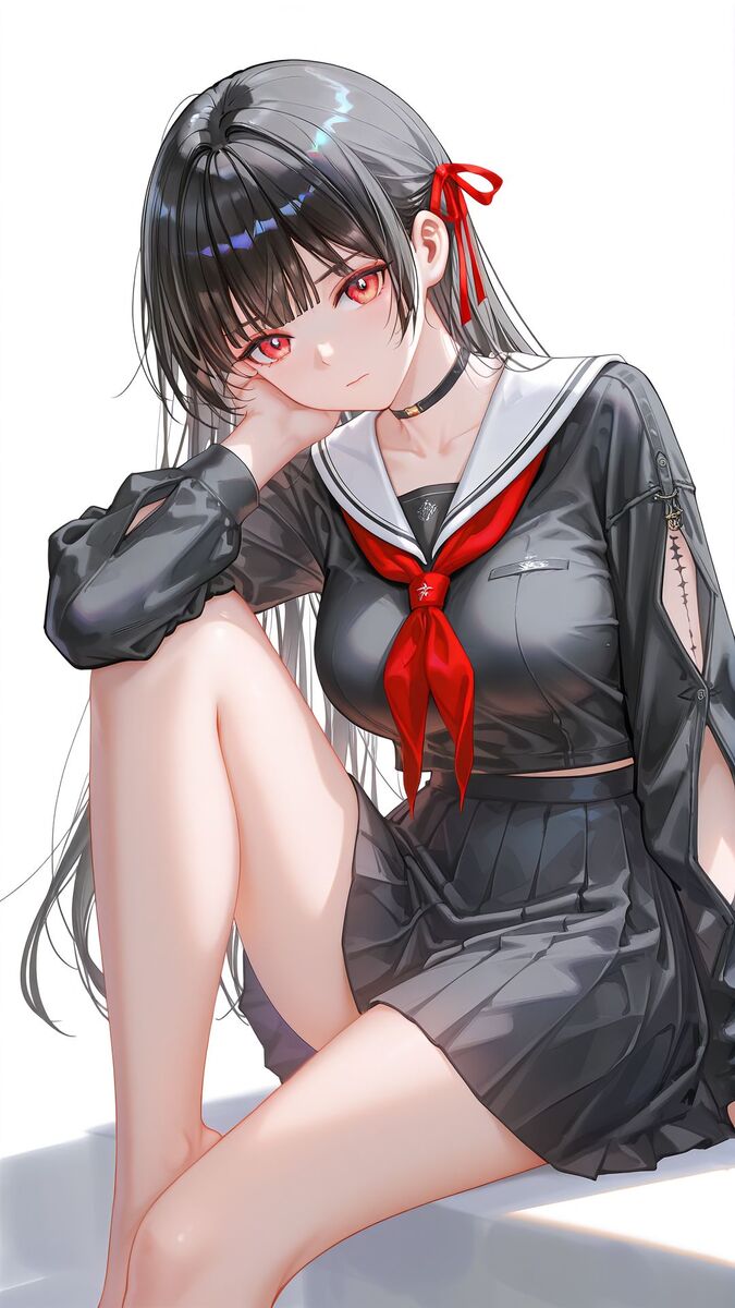 鸣潮 千咲 ai绘画 高清壁纸 二次元少女