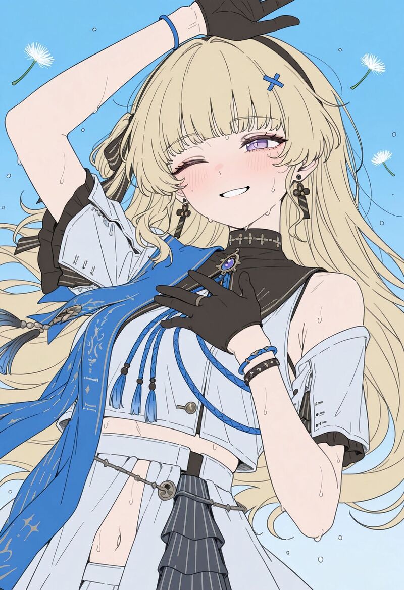 二次元ai 鸣潮 ai绘画 菲比
