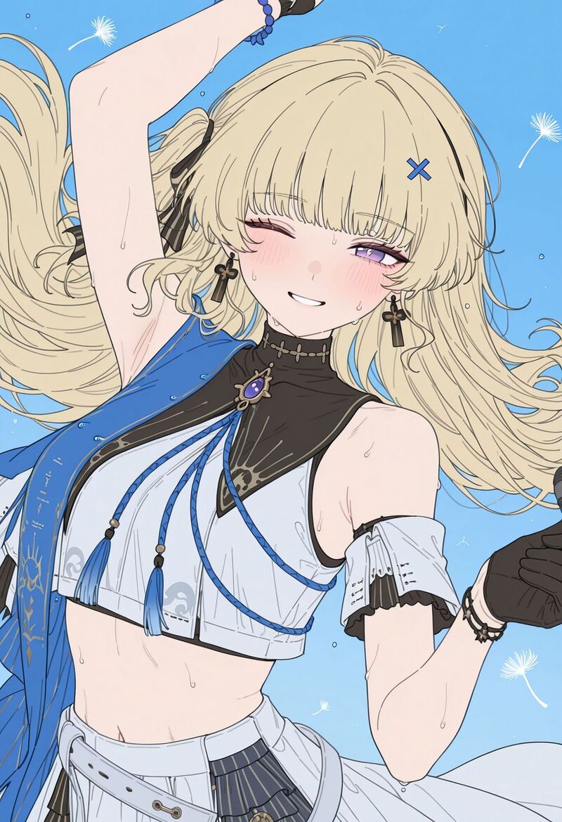 二次元ai 鸣潮 ai绘画 菲比