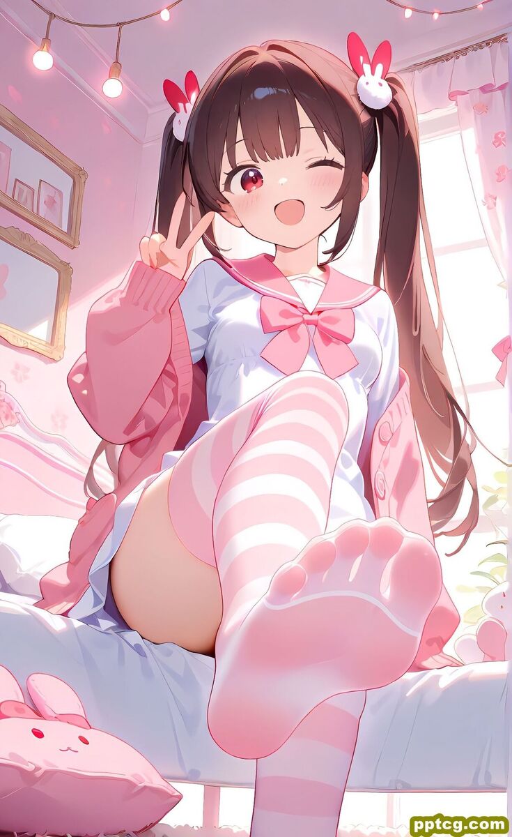 二次元 美图壁纸 萝莉少女 粉色系-皮皮兔动漫