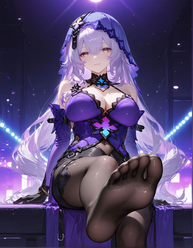 二次元美图【崩坏星穹铁道 黑天鹅】黑丝美腿 丝袜 舞台