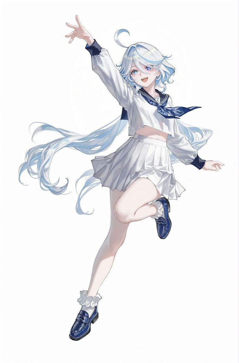 百变可爱芙芙 芙宁娜 原神 立绘 二次元壁纸