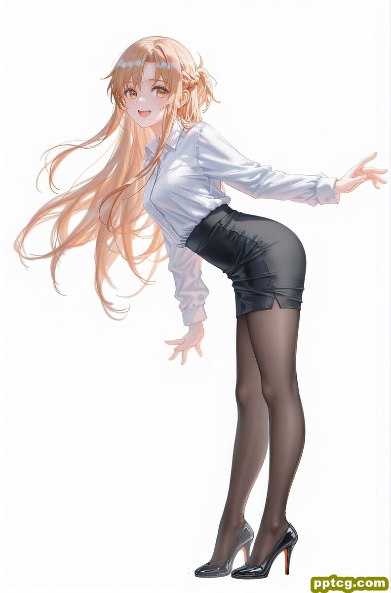 换装亚丝娜 立绘 二次元少女 刀剑神域 AI绘画