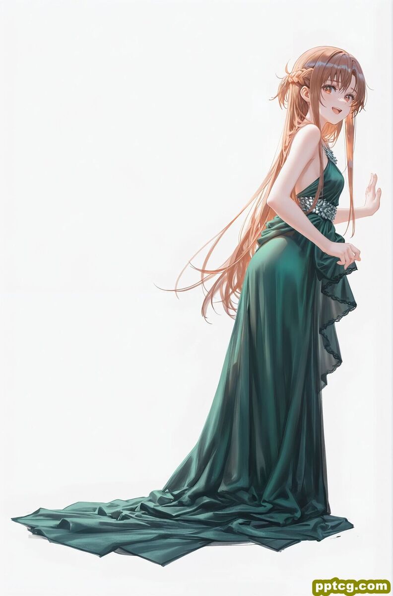 换装亚丝娜 立绘 二次元少女 刀剑神域 AI绘画