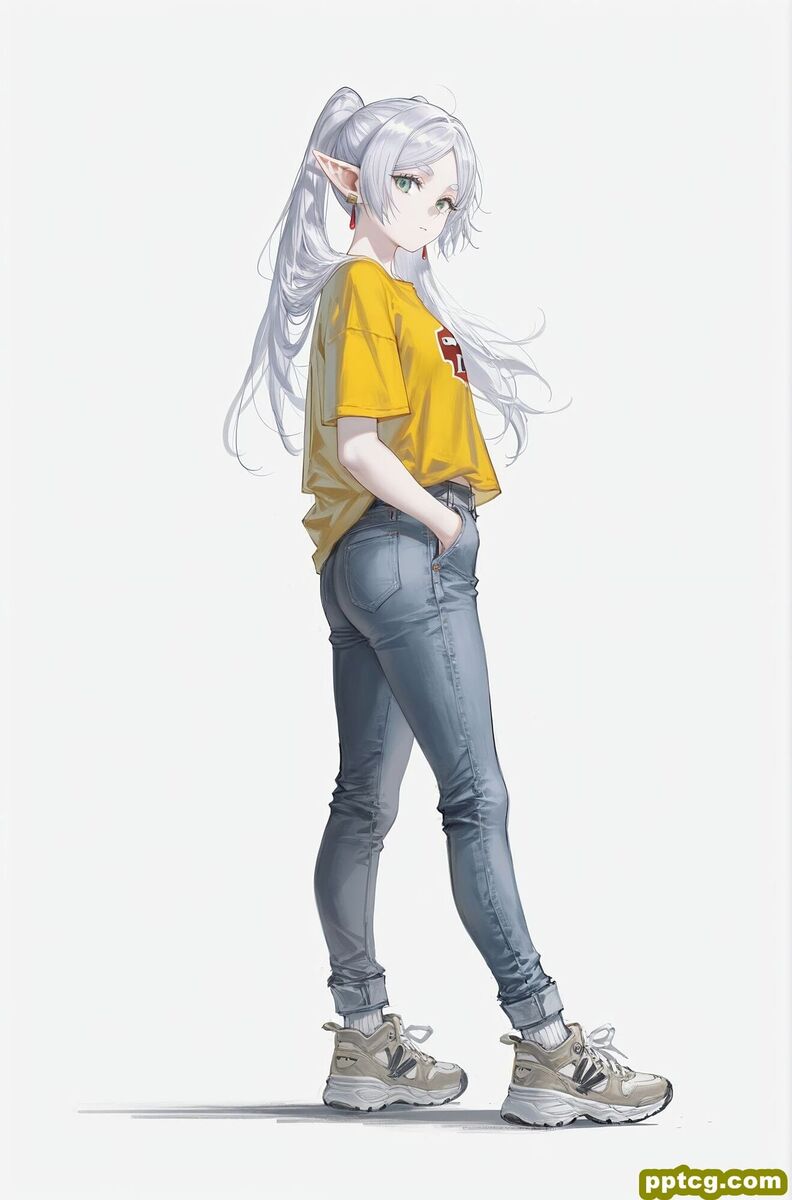 变装芙莉莲 AI绘画 二次元 立绘