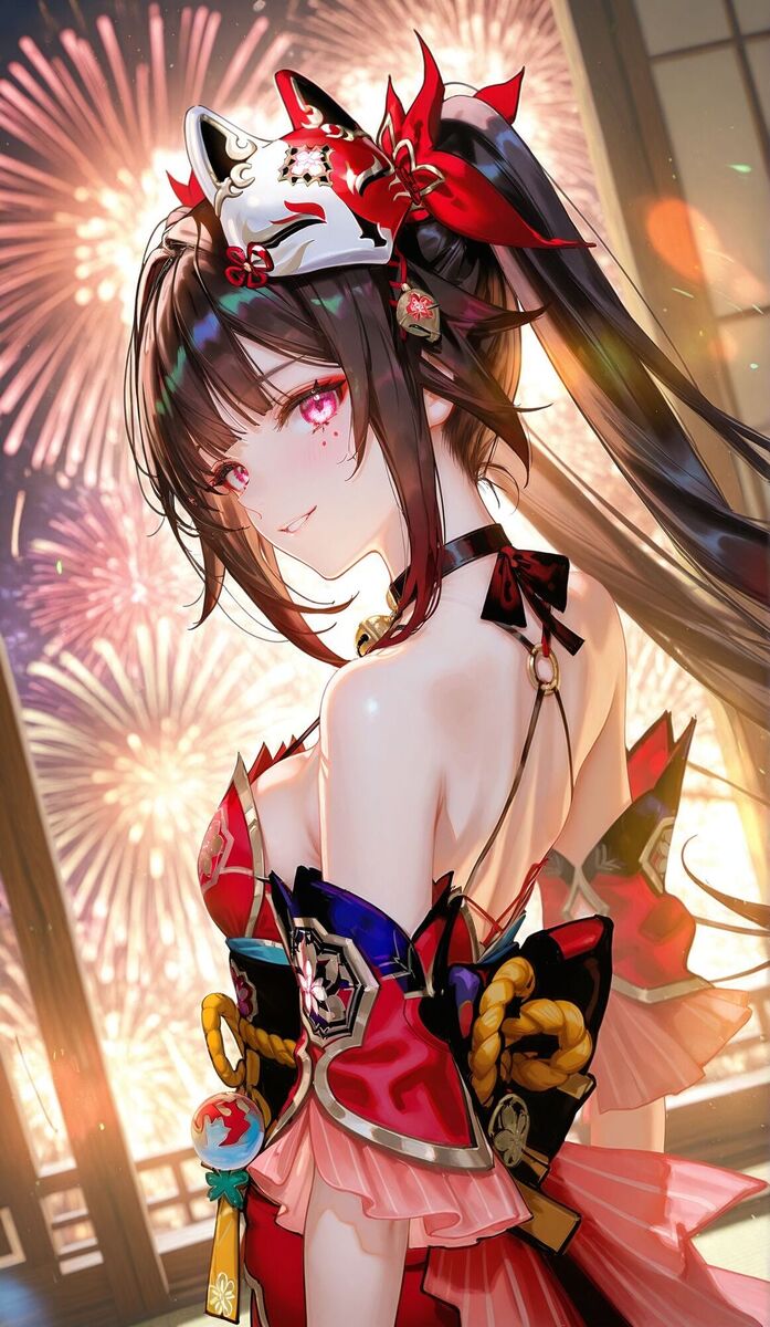 花火 崩坏星穹铁道 ai二次元壁纸 烟花