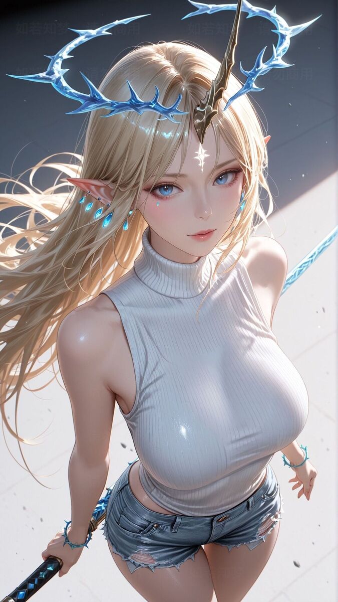 鸣潮 少女 剑 二次元壁纸 同人