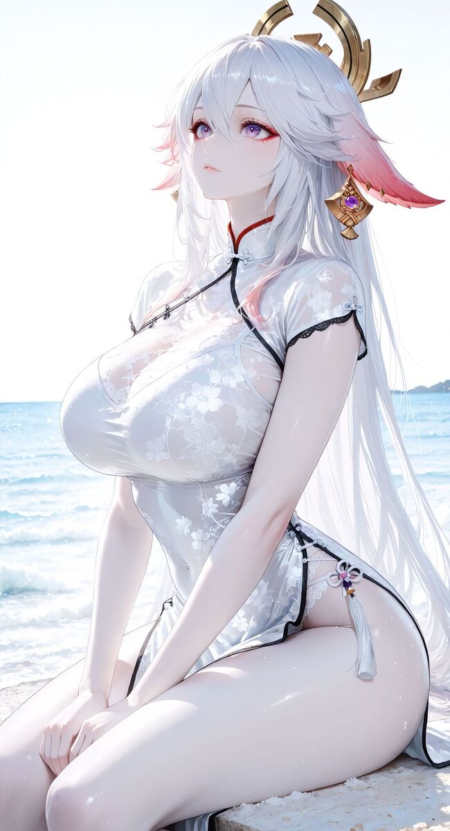 八重神子 二次元游戏美女壁纸 原神 御姐 冷白皮 狐狸-皮皮兔动漫