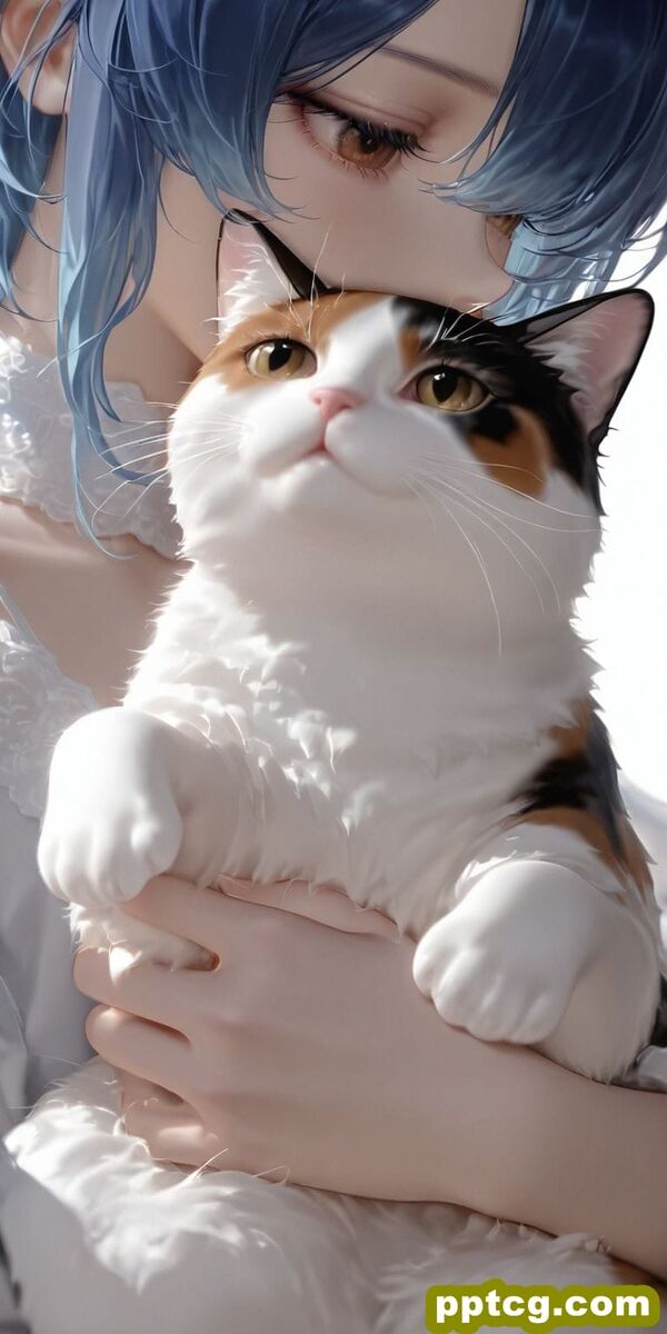 猫和少女 二次元女孩 动漫美女壁纸