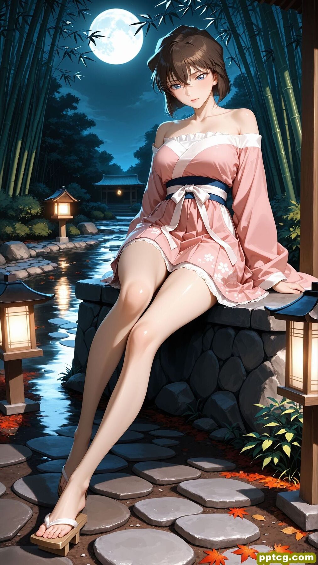 冰山美人雪莉 反差美学 4k高清壁纸 宫野志保 灰原哀 名侦探柯南 同人 ai绘画