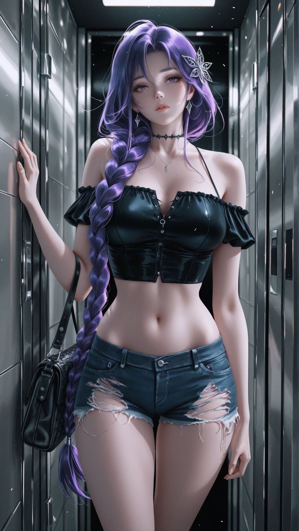 原神赛璐璐厚涂风格 雷电将军 好看美图美女图片-皮皮兔动漫