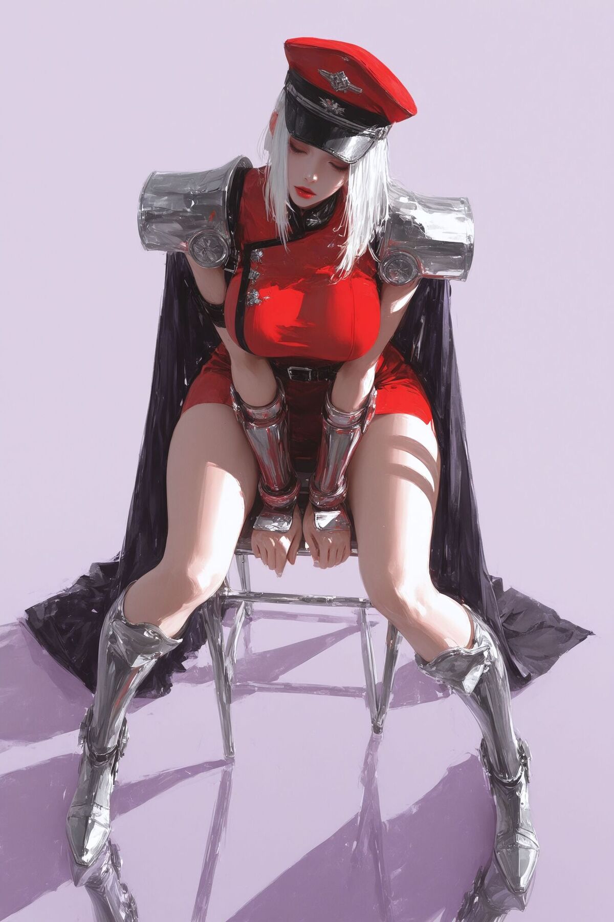 维嘉 街头霸王 二次元游戏人物二创手机壁纸2