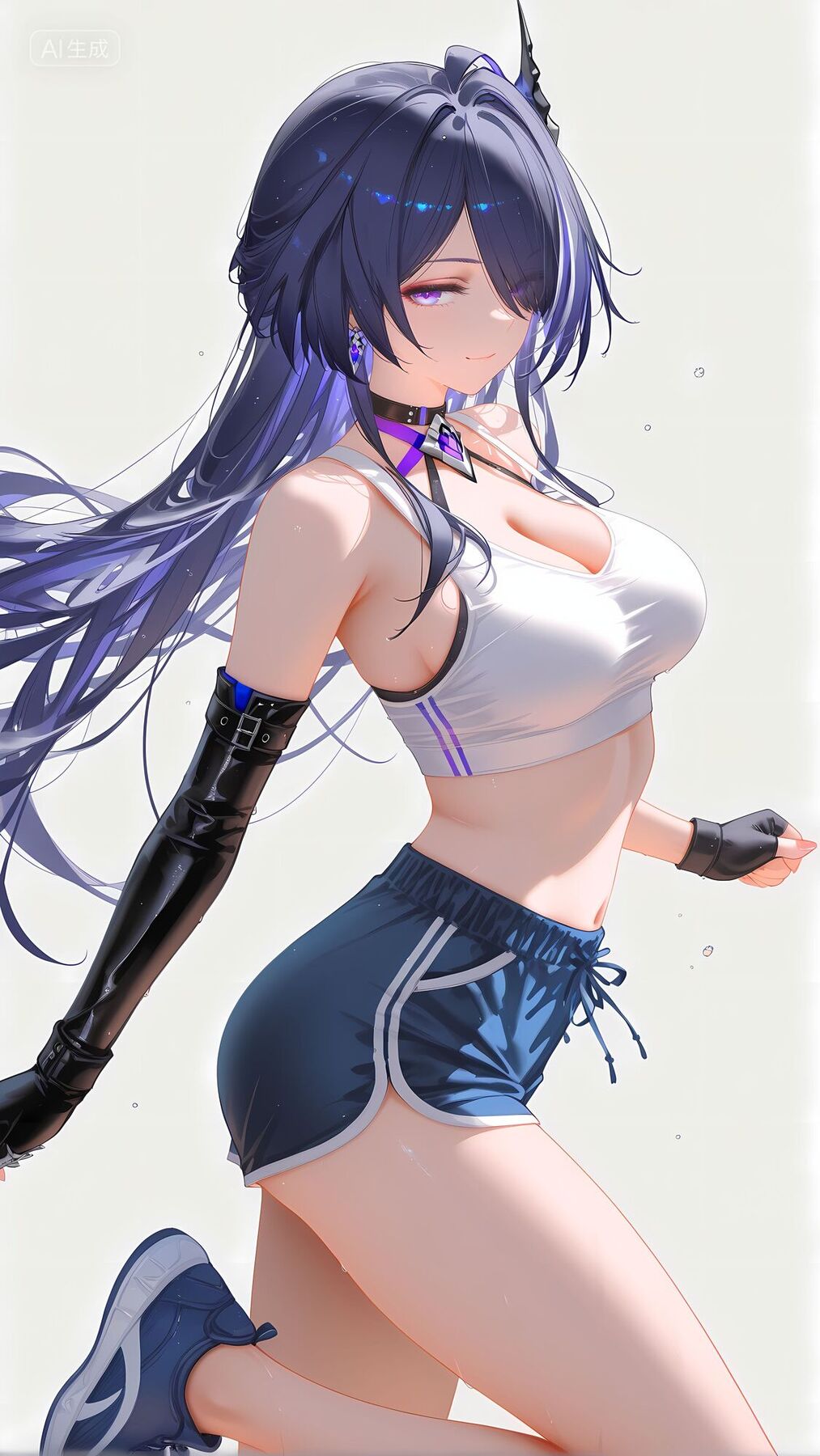 崩坏星穹铁道 黄泉 二次元美女 渔网袜 丝袜黑丝 皮衣