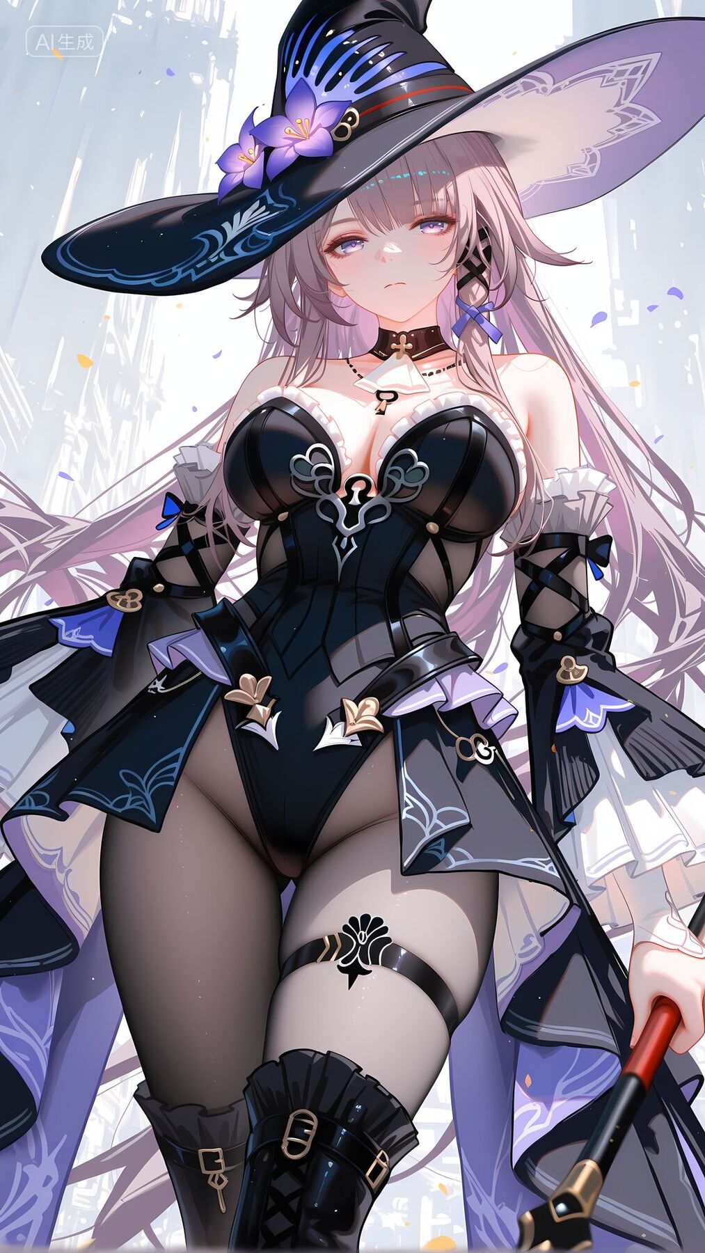 崩坏星穹铁道 大黑塔 裤袜黑丝 二次元游戏美女-皮皮兔动漫