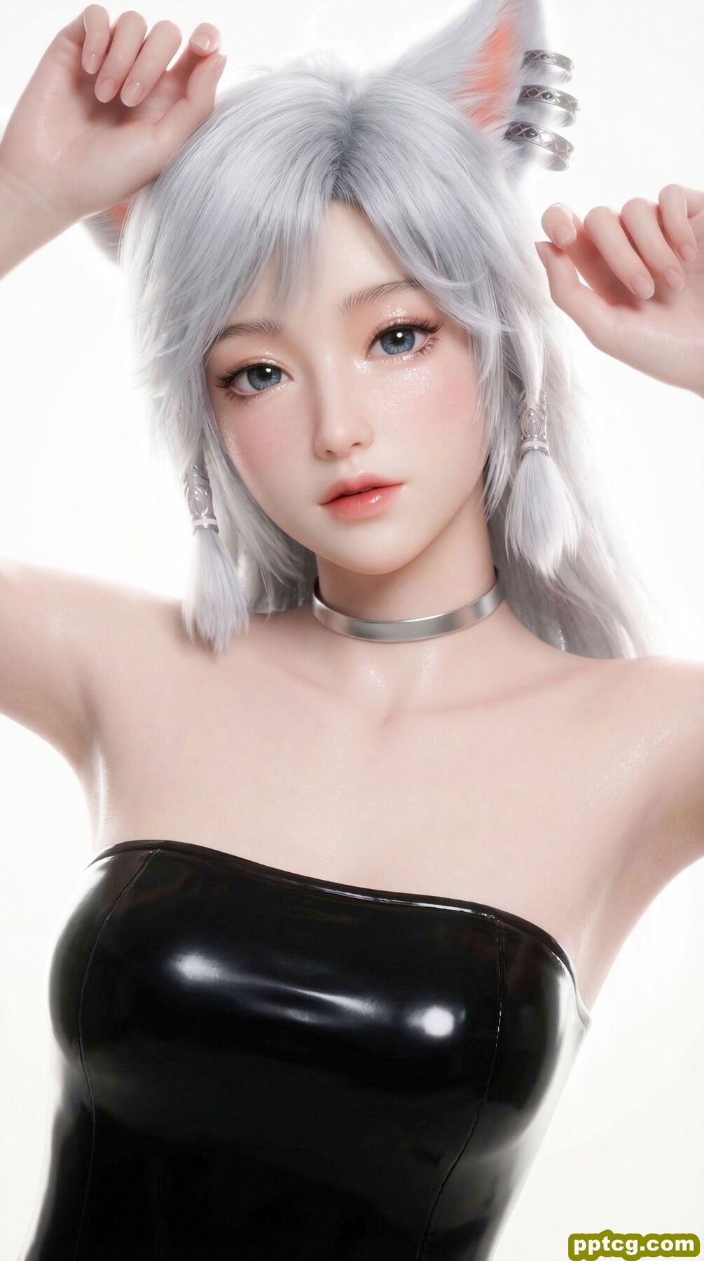 凡人修仙传银月 手机壁纸 现代穿搭写真 国漫美女人物二创美图 紧身皮衣,第3张 凡人修仙传银月 手机壁纸 现代穿搭写真 国漫美女人物二创美图 紧身皮衣