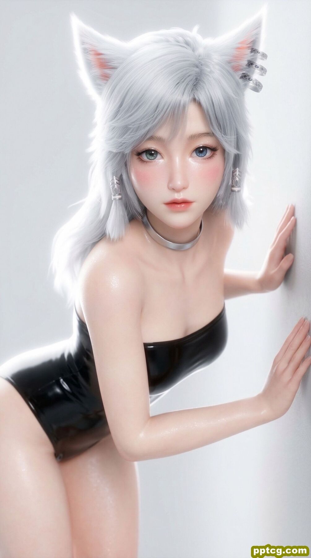 凡人修仙传银月 手机壁纸 现代穿搭写真 国漫美女人物二创美图 紧身皮衣,第4张 凡人修仙传银月 手机壁纸 现代穿搭写真 国漫美女人物二创美图 紧身皮衣