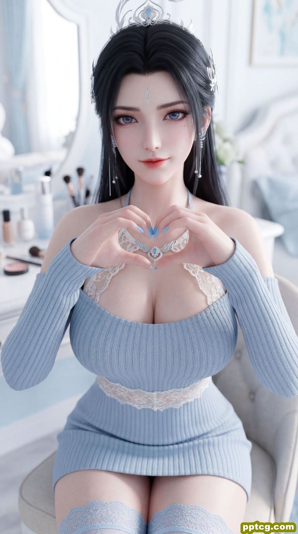 诛仙国漫女神陆雪琪 性感美女 动漫手机壁纸福利 4k超清 那一年的望月台,风动,心亦动-皮皮兔动漫