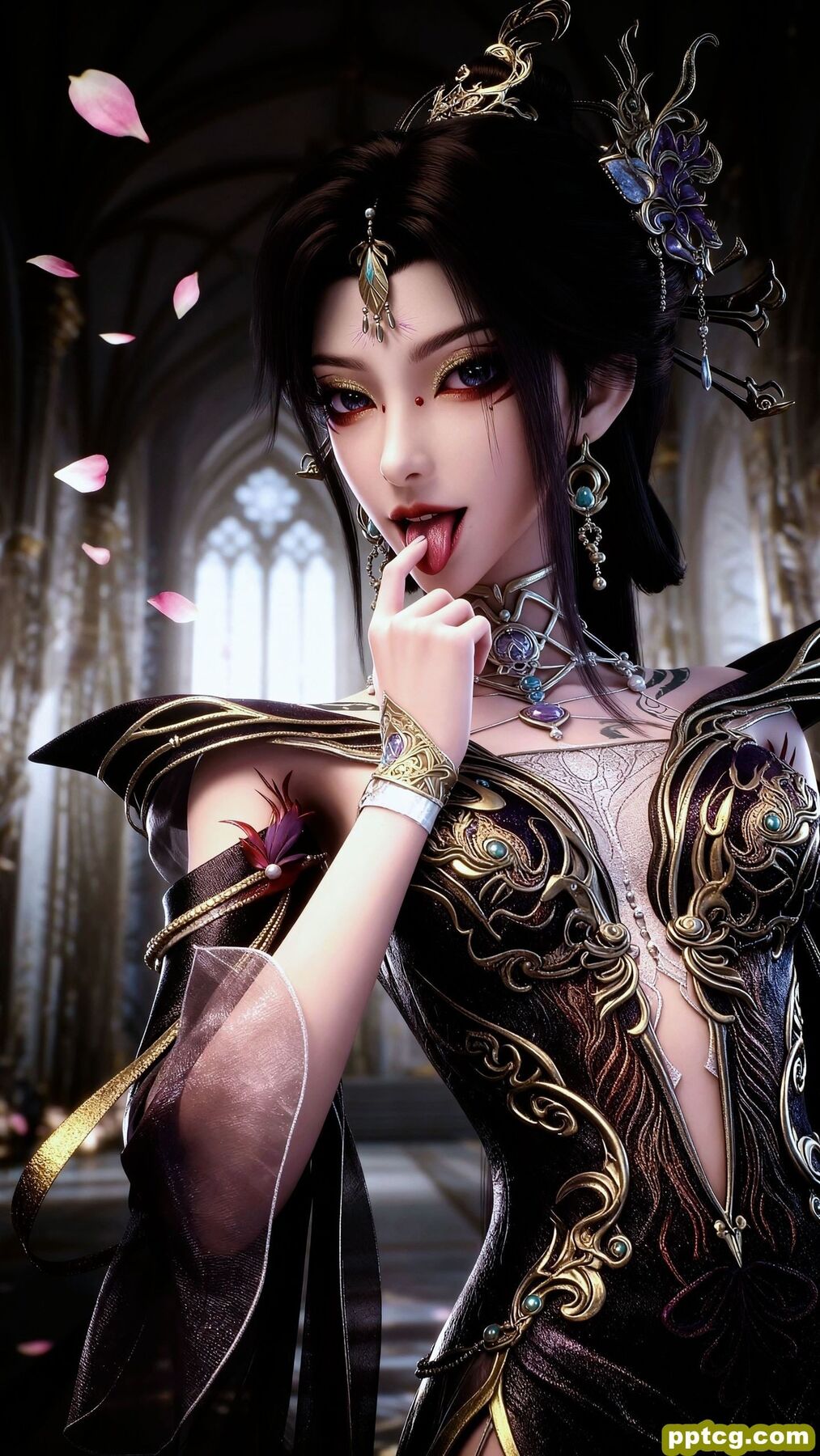 古佩儿 动漫动画百炼成神 国漫女神美女 超高清手机背景壁纸图片-皮皮兔动漫