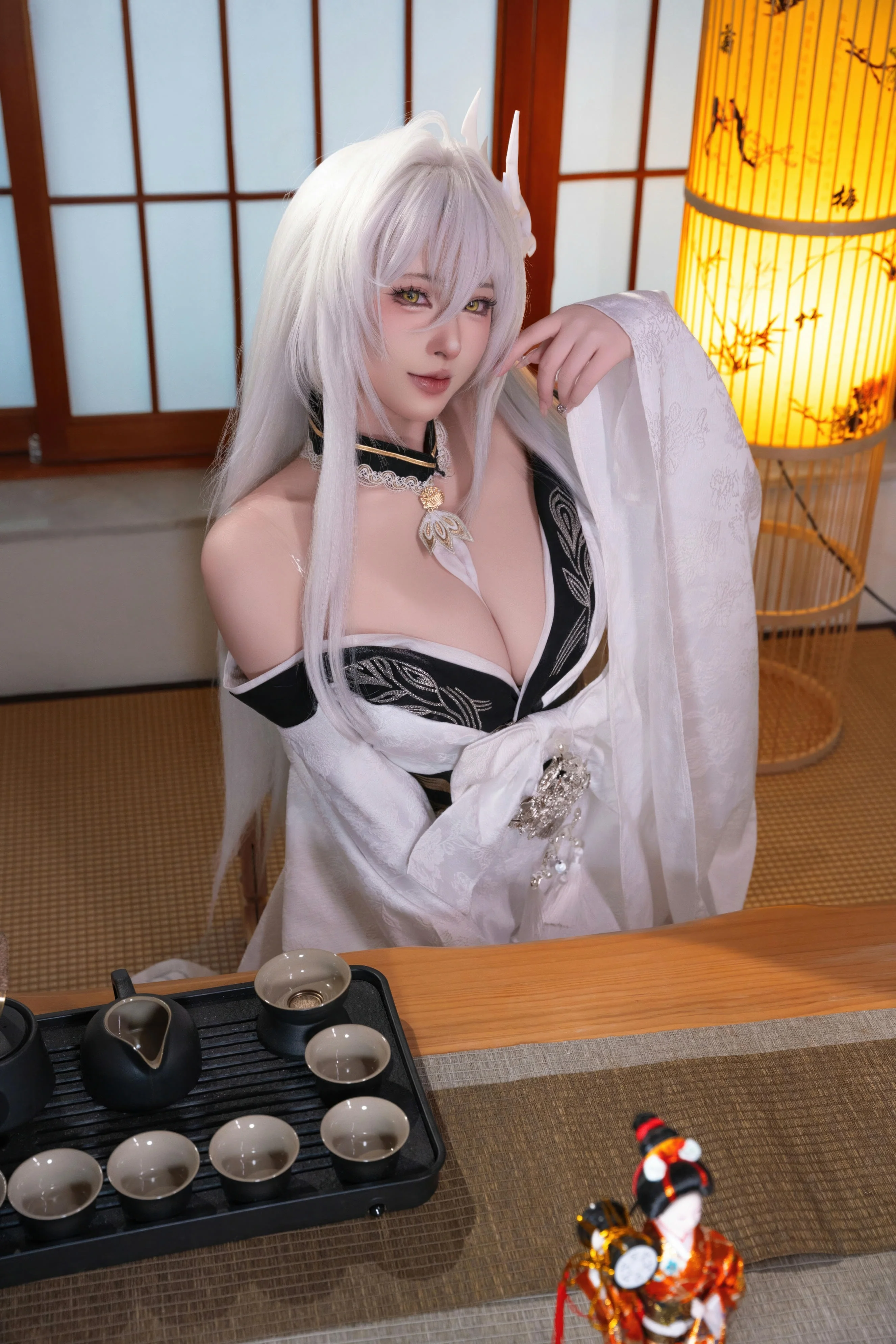 清水由乃 - 碧蓝航线 白凤和服(HD)