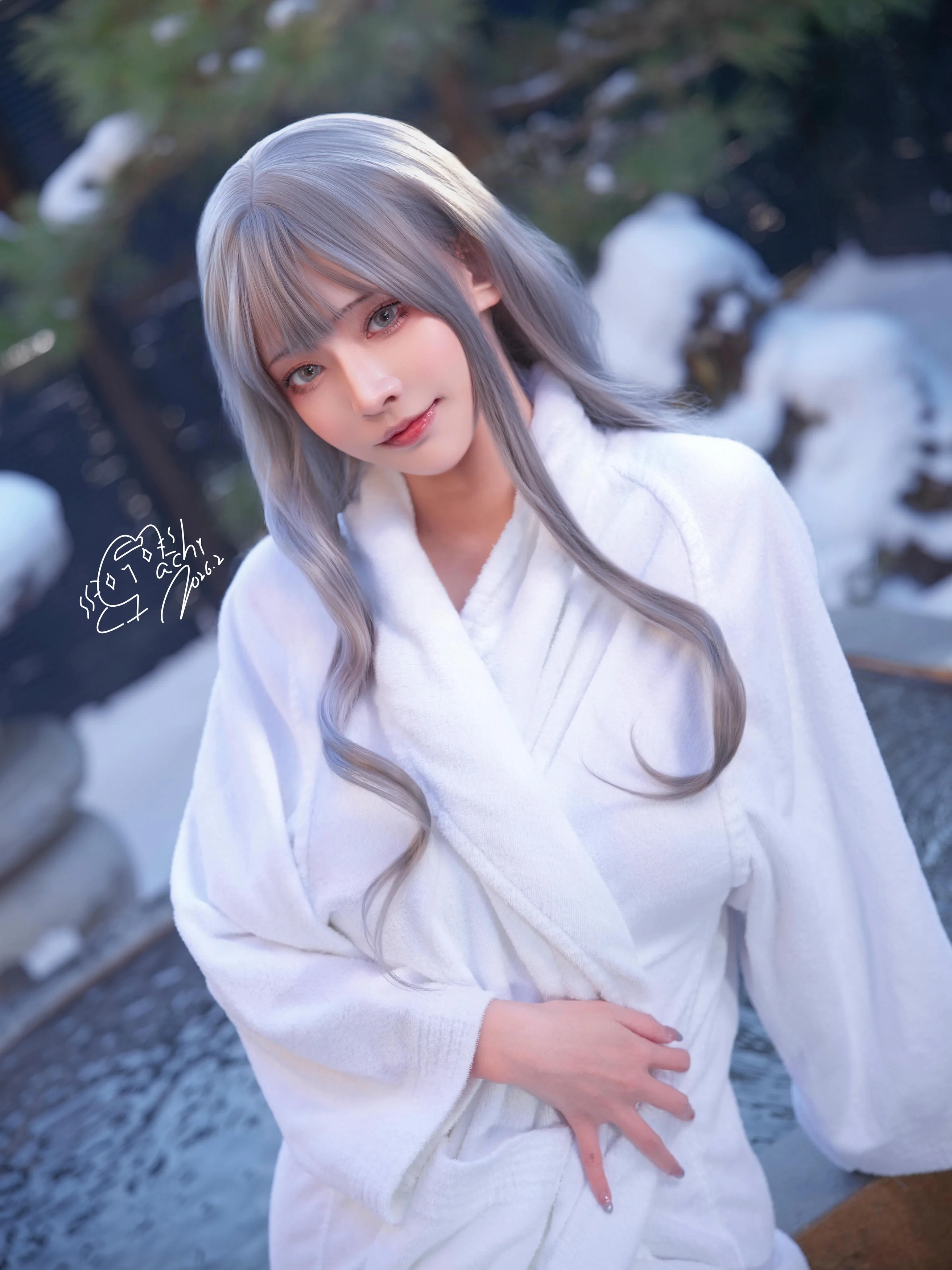 【亚洲萌妹】Machi馬吉 - 温泉写真完整版 写真图集-皮皮兔动漫