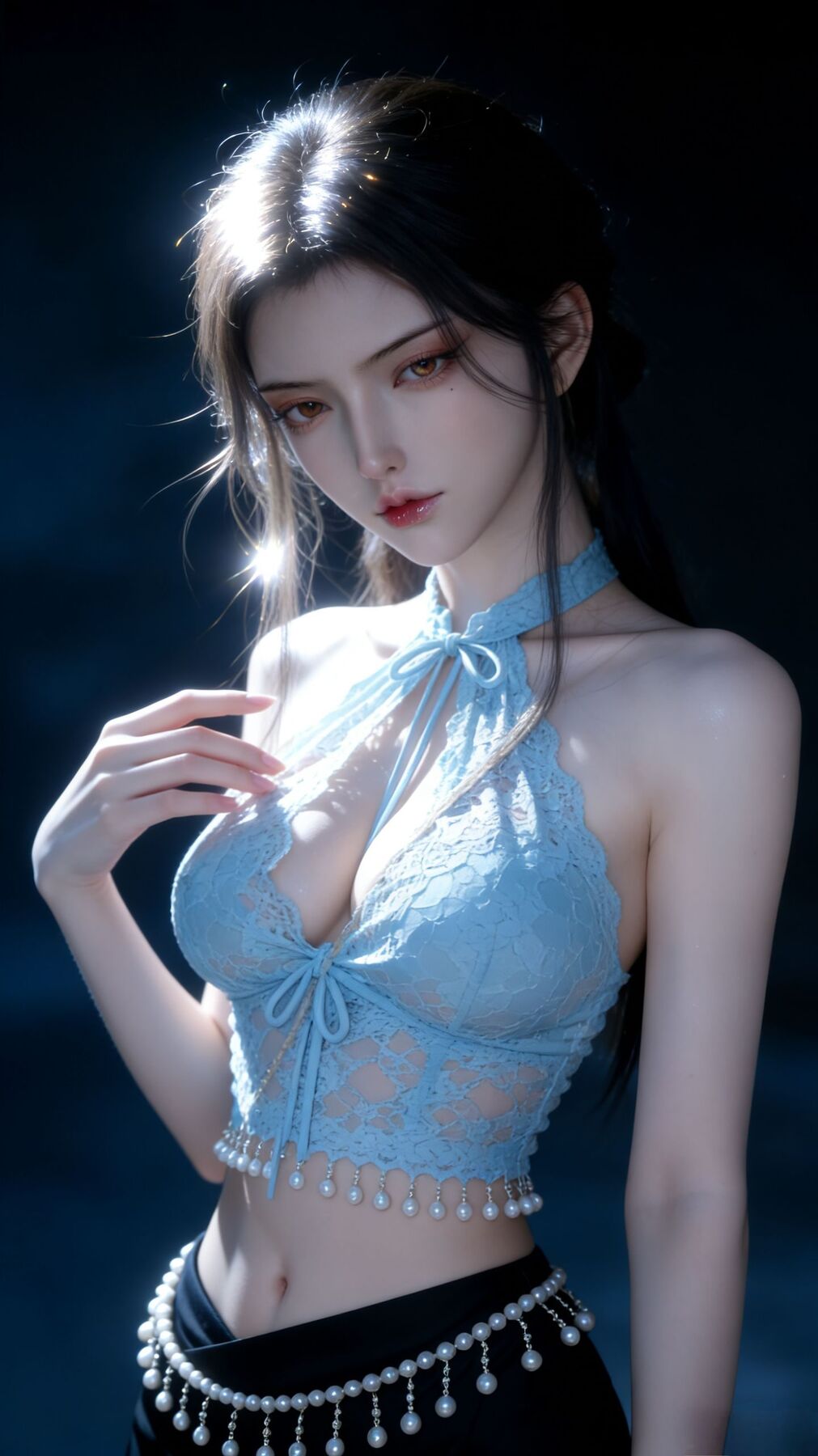 鸿音 网易游戏美女角色壁纸分享 性感御姐 AI生成 游戏cg,第4张 鸿音 网易游戏美女角色壁纸分享 性感御姐 AI生成 游戏cg