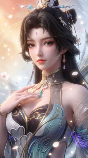 百炼成神 慕名雪 国漫女神 手机壁纸 唯美风格-皮皮兔动漫