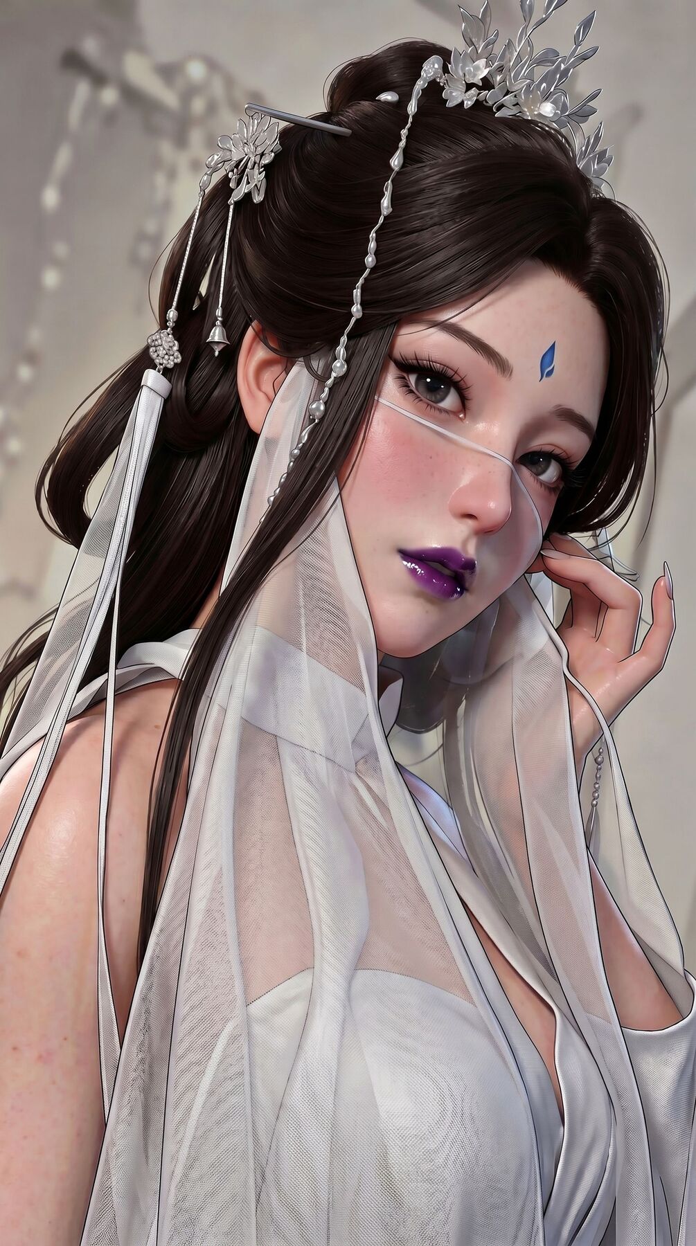 古风美女写真 古装变身壁纸 质感视觉系美学图片 超高清超清