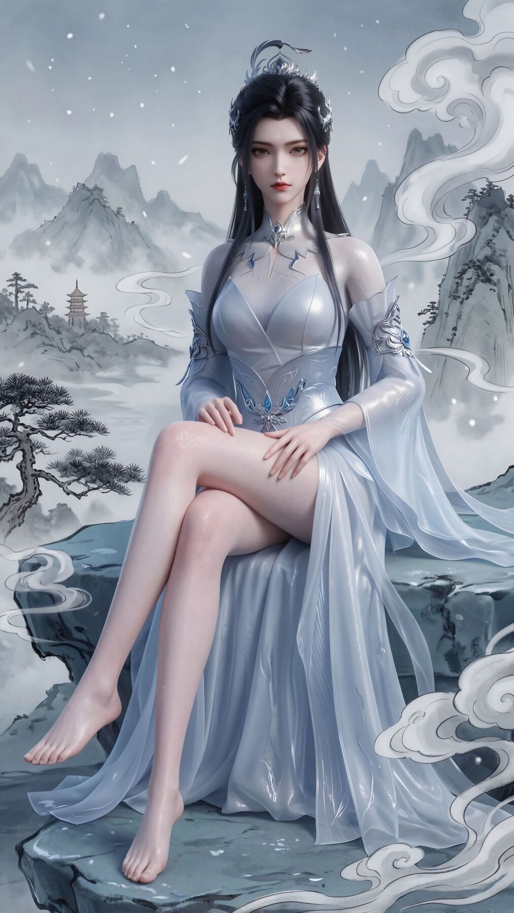 陆雪琪 白衣胜雪 清冷绝尘 眉眼凝霜 外冷心热 初心不负 诛仙 国漫女神 大长腿,第2张 陆雪琪 白衣胜雪 清冷绝尘 眉眼凝霜 外冷心热 初心不负 诛仙 国漫女神 大长腿