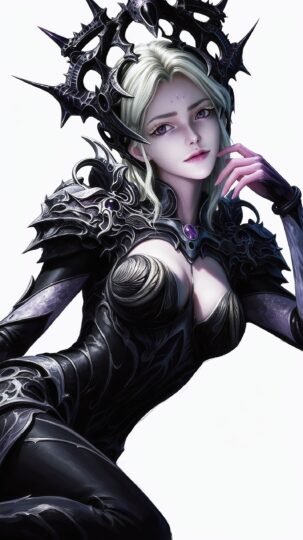 ai插画壁纸 吞噬星空 虫族女皇 班夫之主 溟莲之主 国漫动漫清纯美女-皮皮兔动漫