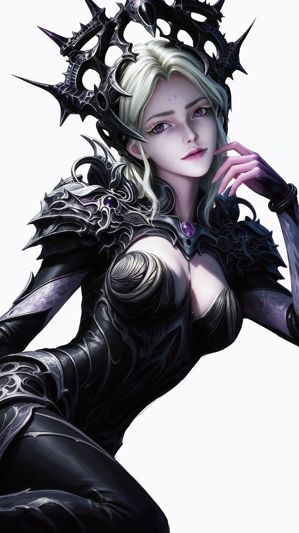 ai插画壁纸 吞噬星空 虫族女皇 班夫之主 溟莲之主 国漫动漫清纯美女