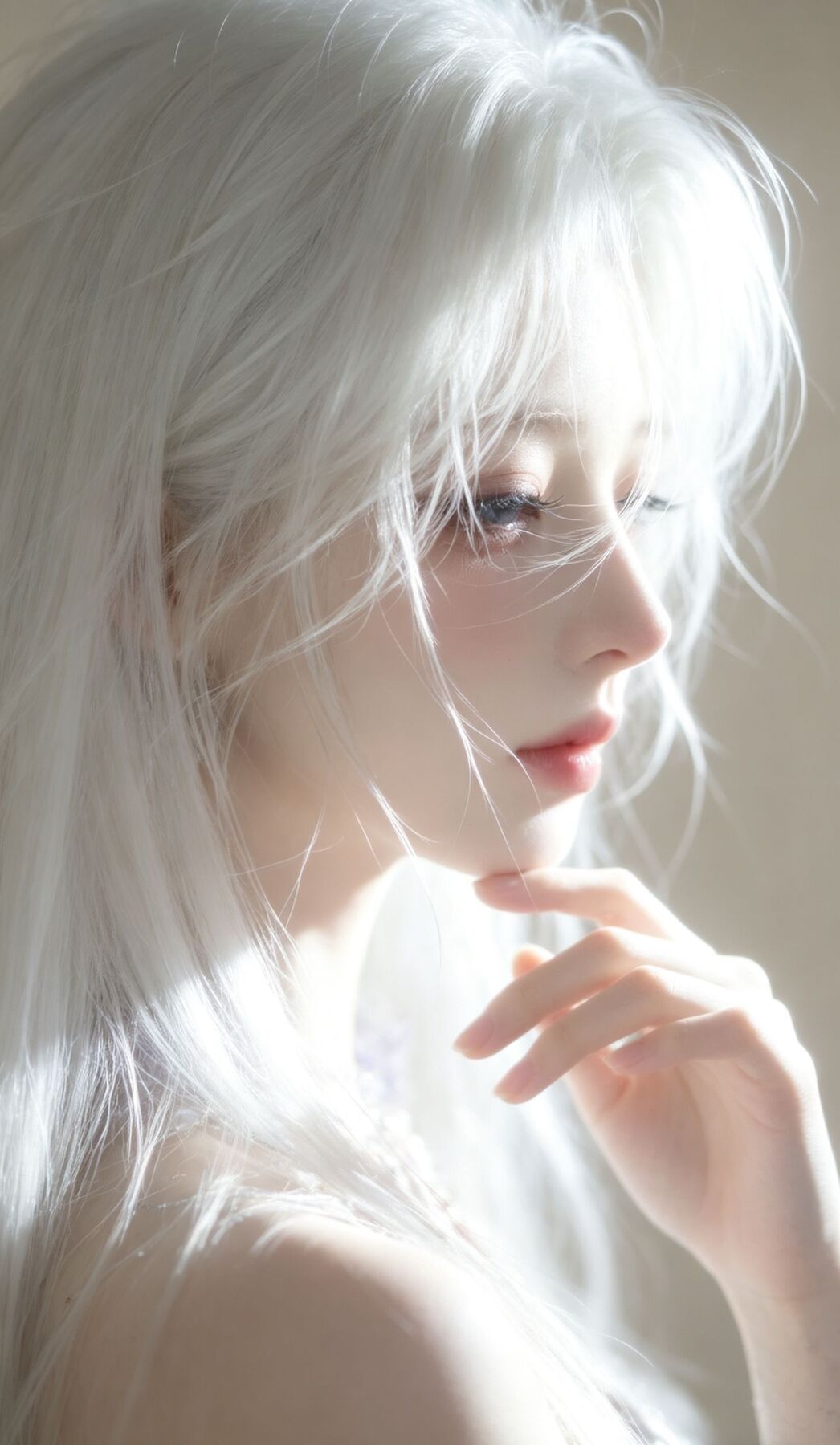 AI写实美女 手机壁纸 逆水寒手游 楼兰版本 游戏角色捏脸 唯美,第3张 AI写实美女 手机壁纸 逆水寒手游 楼兰版本 游戏角色捏脸 唯美
