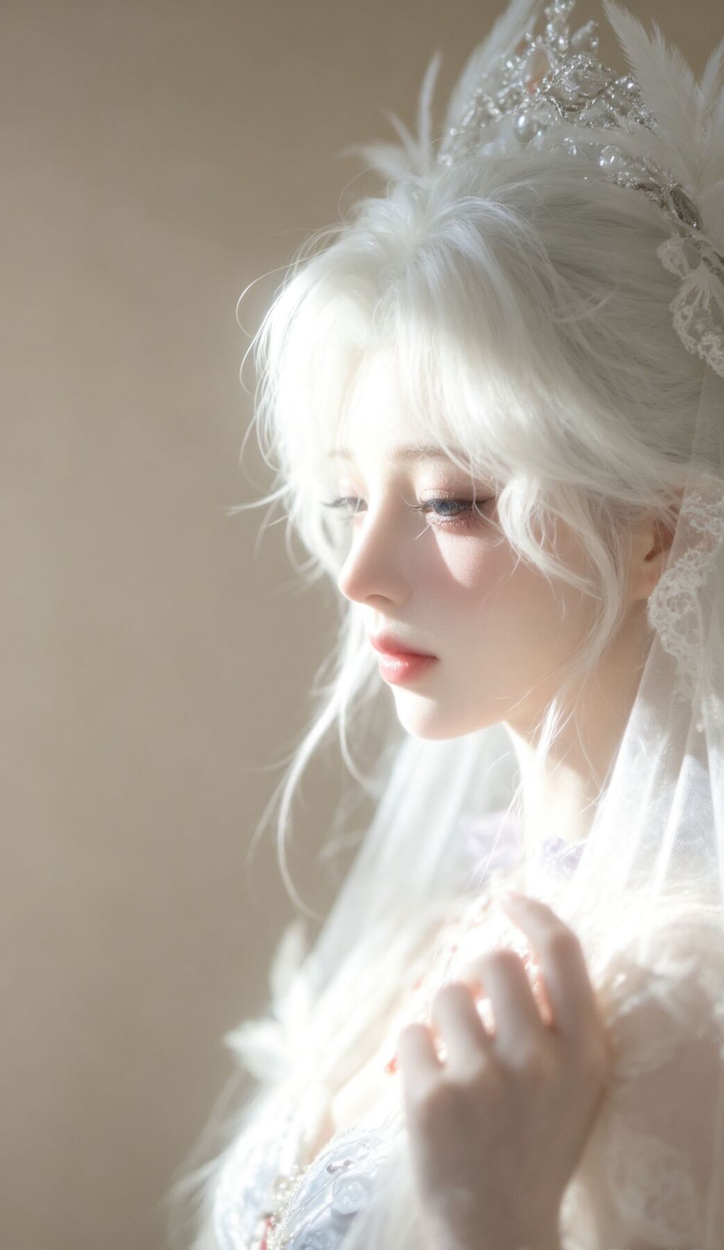 AI写实美女 手机壁纸 逆水寒手游 楼兰版本 游戏角色捏脸 唯美,第4张 AI写实美女 手机壁纸 逆水寒手游 楼兰版本 游戏角色捏脸 唯美