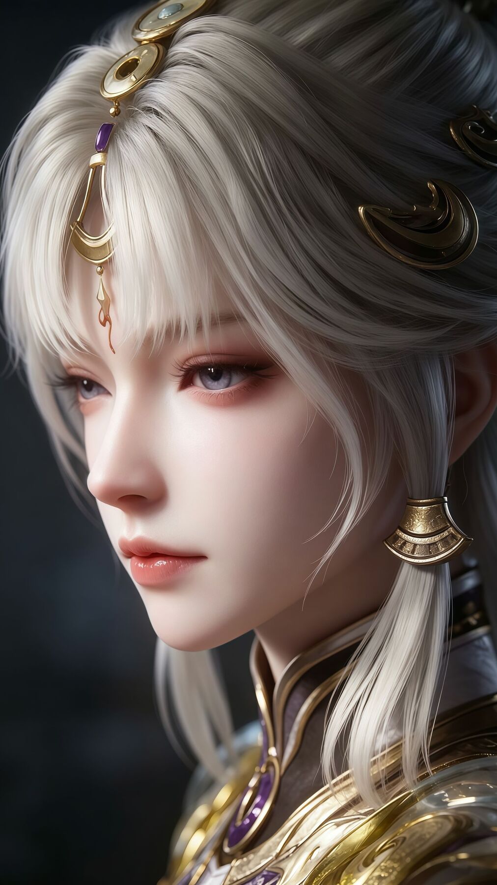 2K超高清壁纸 甘璇 永劫无间游戏美女 CG动画还原 建模颜值很高 脸部特写,第3张 2K超高清壁纸 甘璇 永劫无间游戏美女 CG动画还原 建模颜值很高 脸部特写