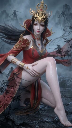 腿控 美杜莎壁纸 国漫壁纸 国漫女神 大长腿美女 动漫女神-皮皮兔动漫