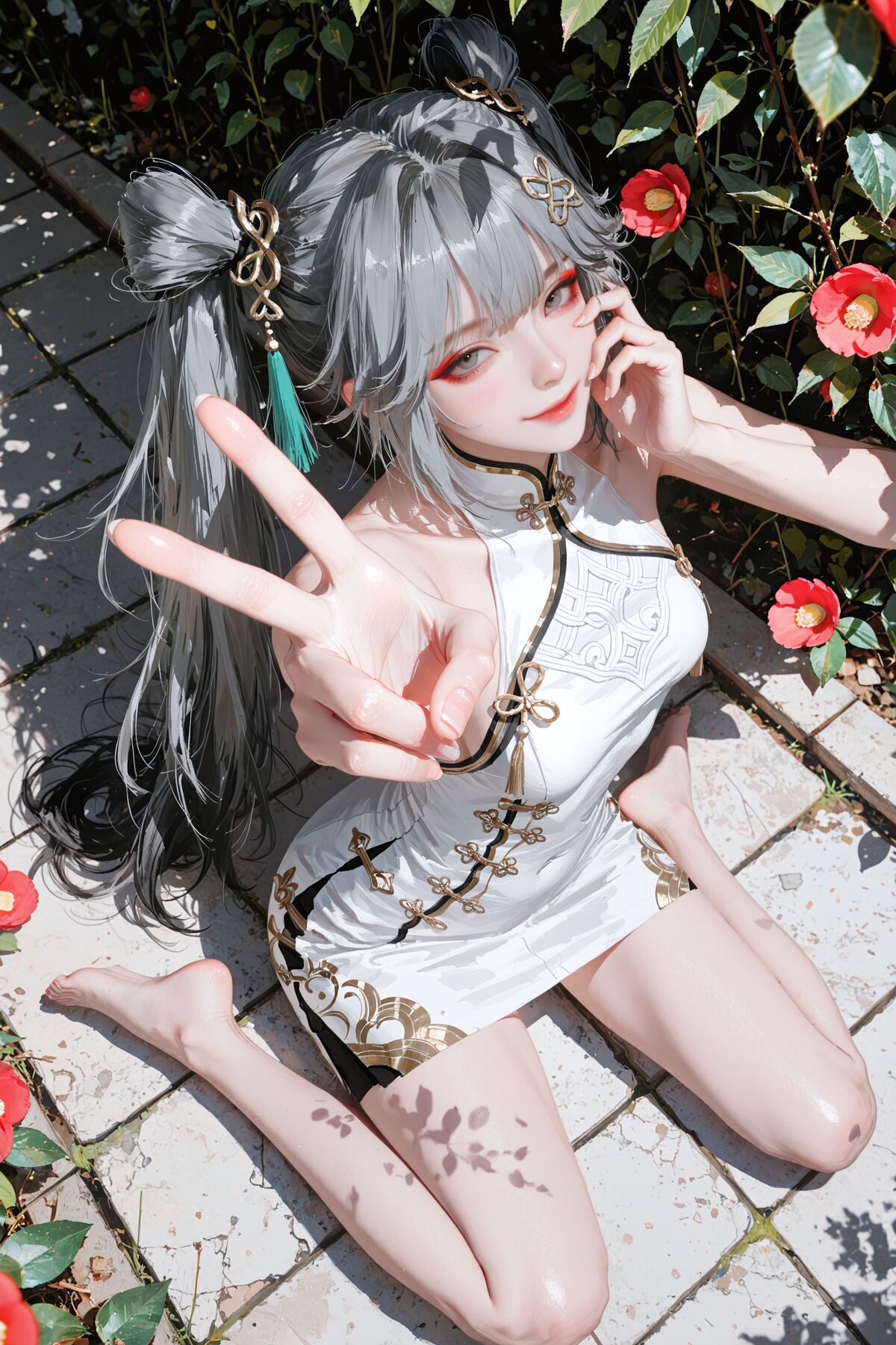 4K超高清质感美图壁纸 二次元游戏美女 同人二创 椿 鸣潮尤诺 双马尾萝莉,第1张 4K超高清质感美图壁纸 二次元游戏美女 同人二创 椿 鸣潮尤诺 双马尾萝莉