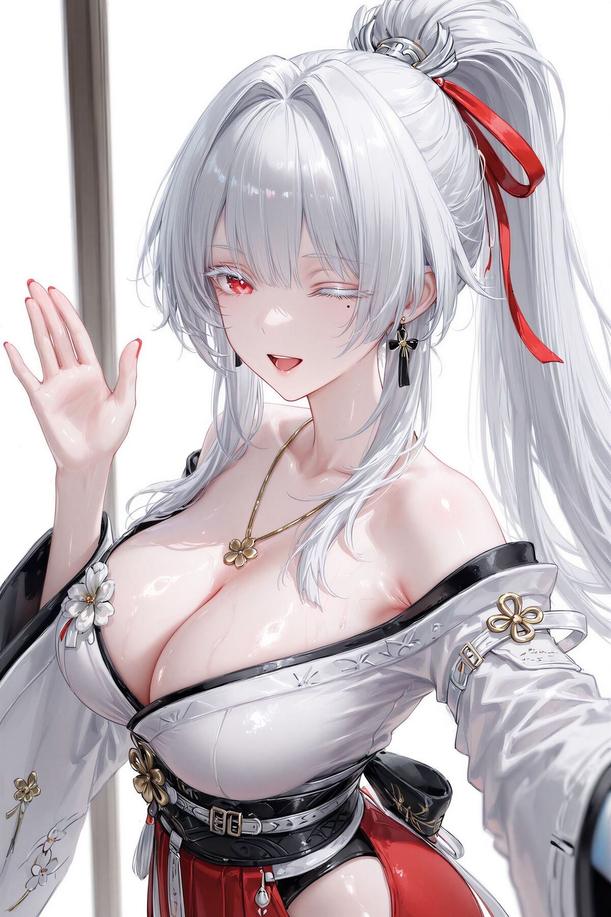 2K超高清手机壁纸 锁屏背景 鸣潮绯雪 二次元游戏美女 性感自拍 福利图片,第1张 2K超高清手机壁纸 锁屏背景 鸣潮绯雪 二次元游戏美女 性感自拍 福利图片