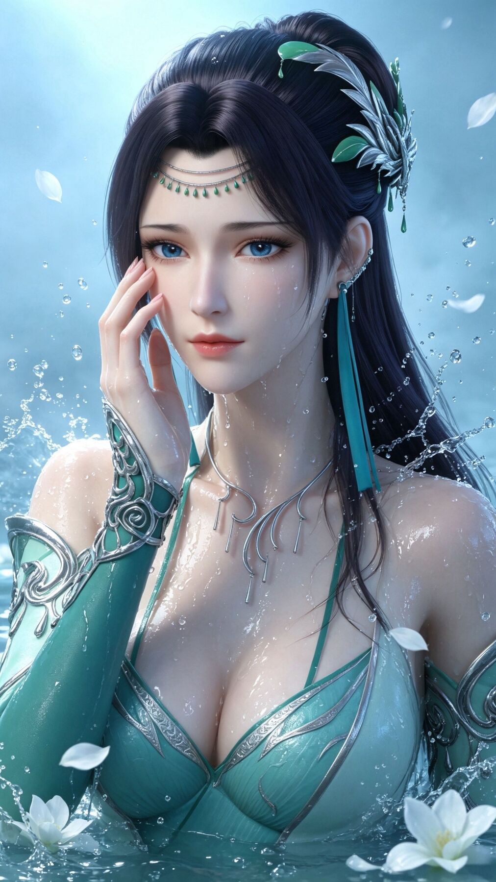 斗破苍穹 云韵壁纸 云芝 国漫女神 泳衣泳装 动漫性感美女图片,第1张 斗破苍穹 云韵壁纸 云芝 国漫女神 泳衣泳装 动漫性感美女图片