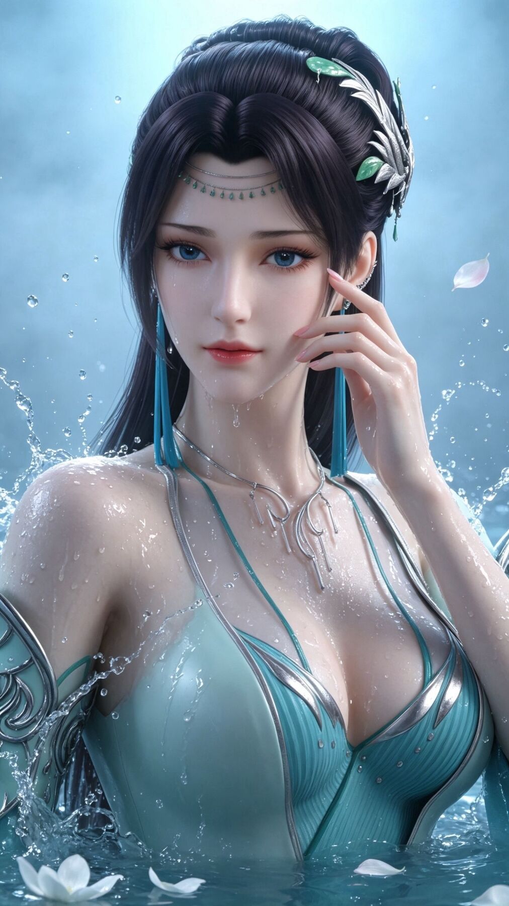 斗破苍穹 云韵壁纸 云芝 国漫女神 泳衣泳装 动漫性感美女图片,第2张 斗破苍穹 云韵壁纸 云芝 国漫女神 泳衣泳装 动漫性感美女图片