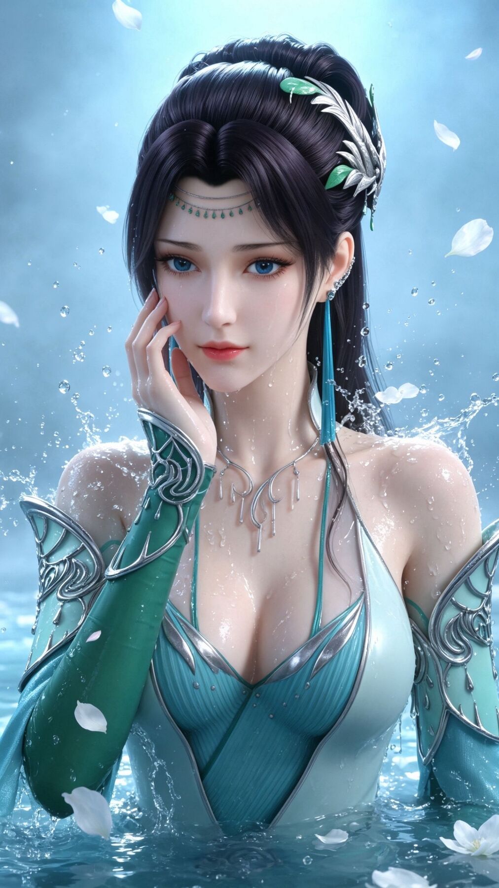 斗破苍穹 云韵云芝 国漫女神 手机壁纸 泳衣泳装版 2K动漫壁纸 性感美女图片