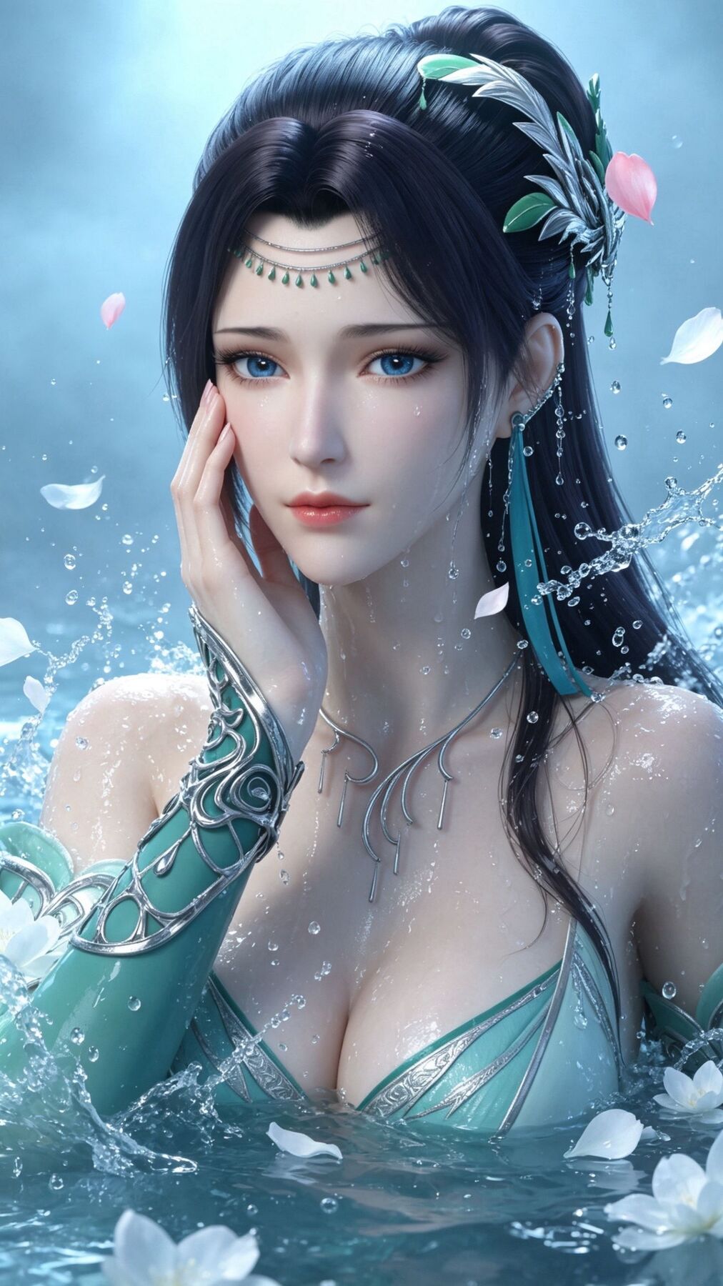 斗破苍穹 云韵云芝 国漫女神 手机壁纸 泳衣泳装版 2K动漫壁纸 性感美女图片