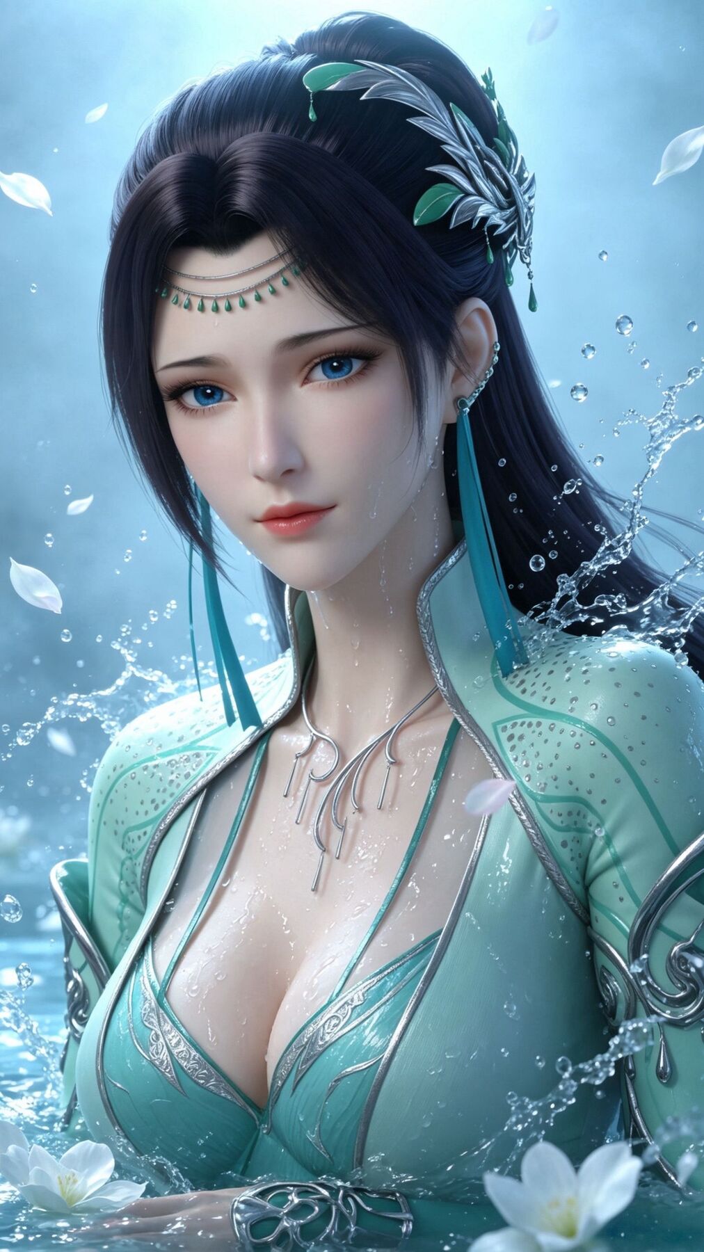 斗破苍穹 云韵云芝 国漫女神 手机壁纸 泳衣泳装版 2K动漫壁纸 性感美女图片