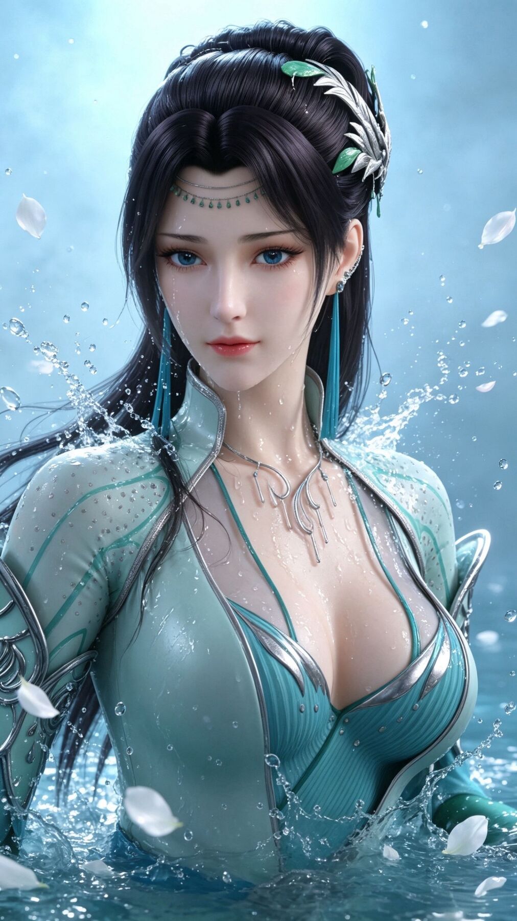 斗破苍穹 云韵云芝 国漫女神 手机壁纸 泳衣泳装版 2K动漫壁纸 性感美女图片
