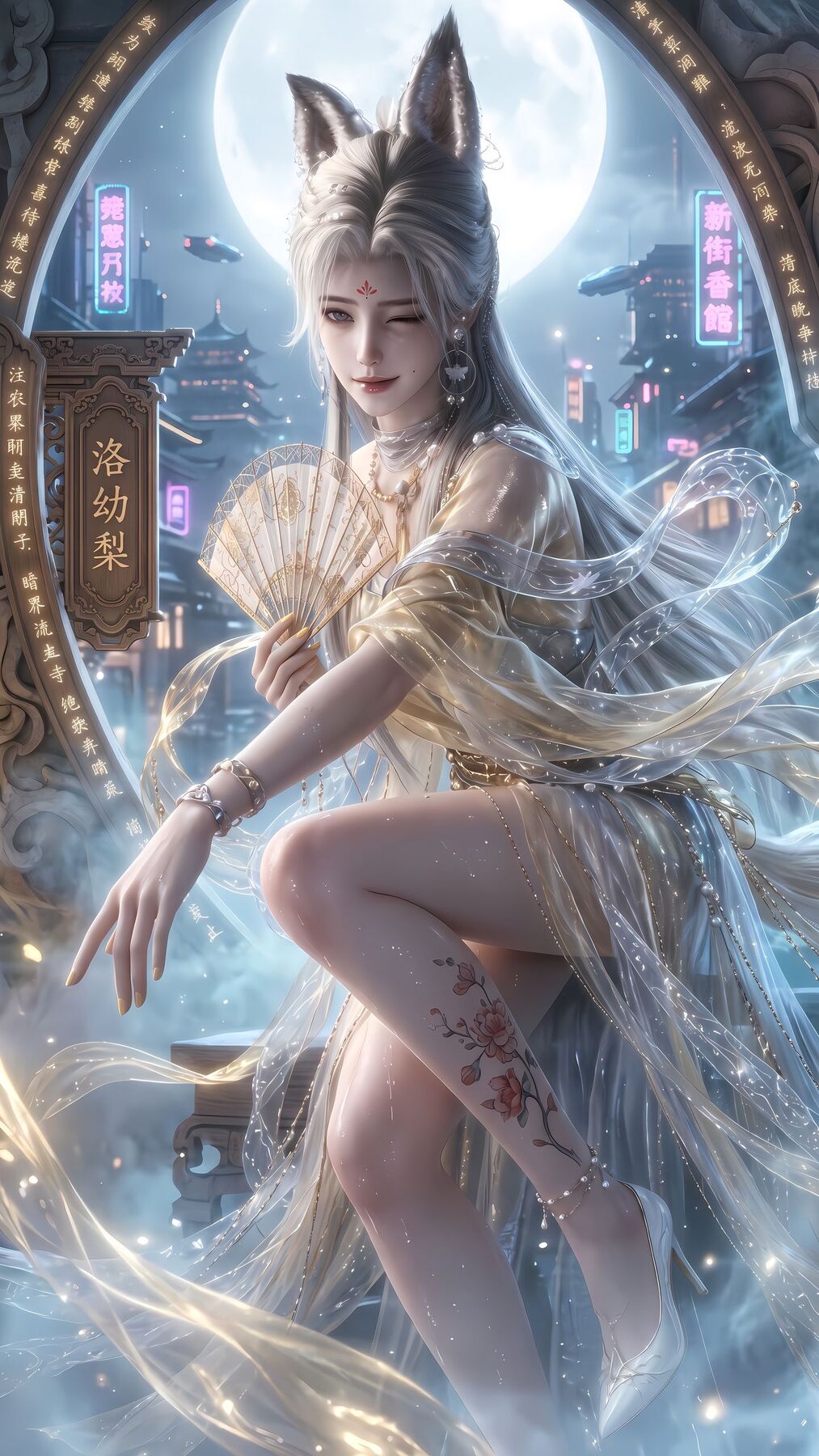 魅魔 洛幼梨 燕云十六声 网易游戏壁纸 新中式赛博