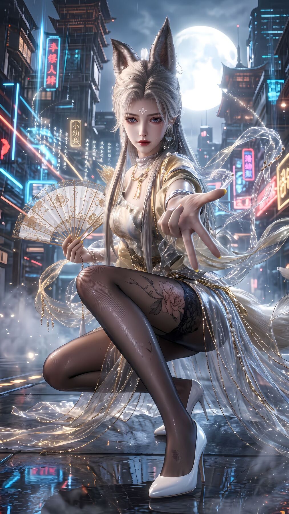 魅魔 洛幼梨 燕云十六声 网易游戏壁纸 新中式赛博