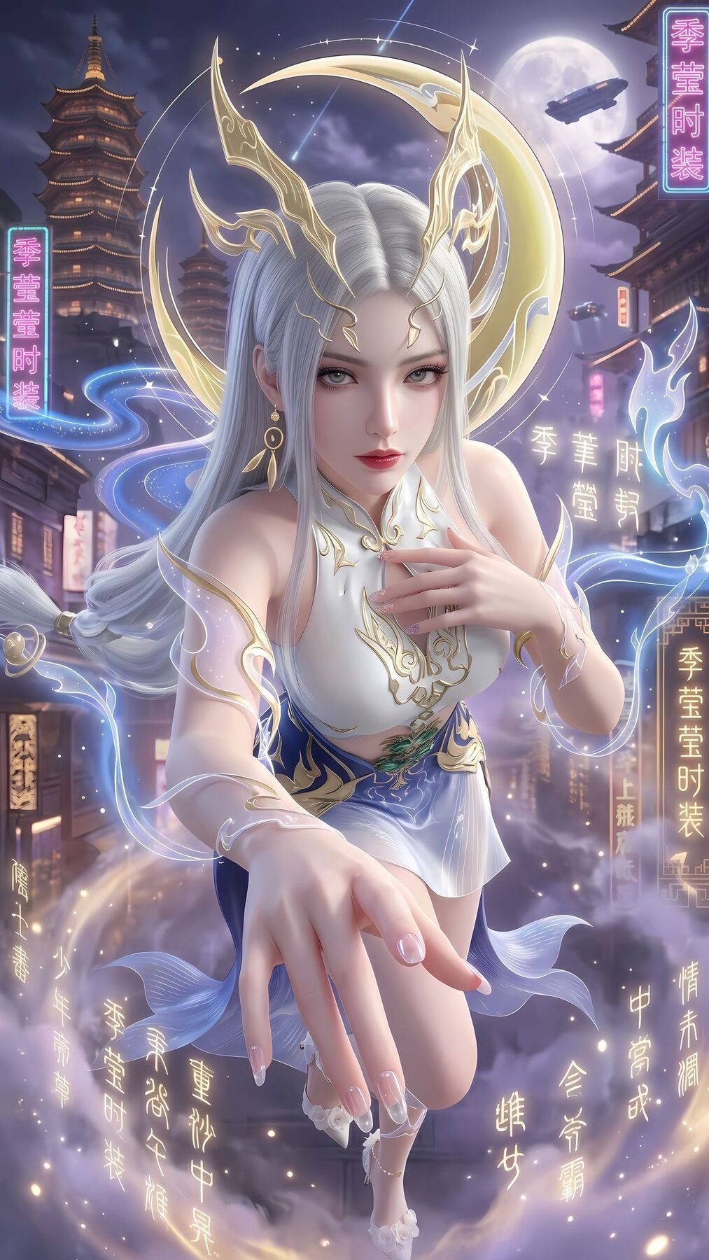 Ai绘画 季莹莹限时装 永劫无间手游 季莹莹捏脸 游戏美女 游戏壁纸,第3张 Ai绘画 季莹莹限时装 永劫无间手游 季莹莹捏脸 游戏美女 游戏壁纸
