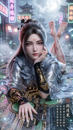 顾清寒 永劫无间 游戏壁纸 游戏女神 手机壁纸 丝袜黑丝 高清美女图片-皮皮兔动漫